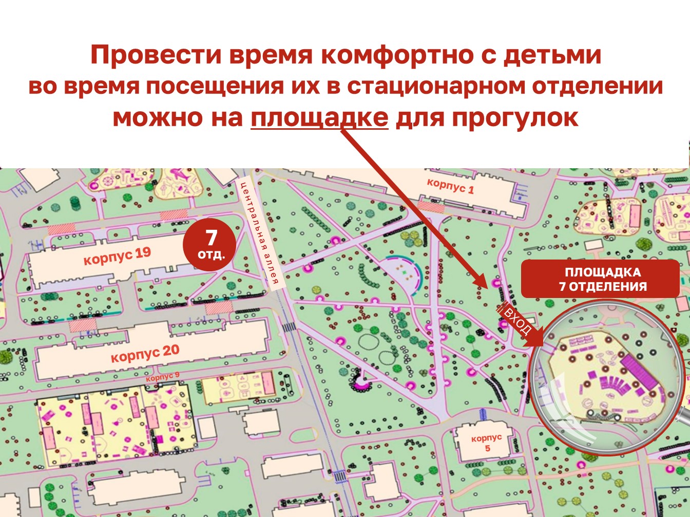 Информация о посещении пациентов 7 отделения